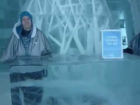 Frankenstein Occupies Suite at Icehotel, Sweden