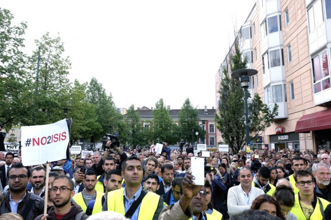 Islamic Community Protests Against Extremism in Oslo, Norway