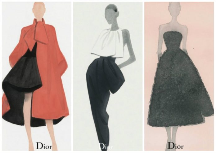 Dior by Swedish Illustrator