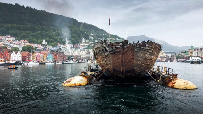 Roald Amundsen’s Maud has Returned to Norway