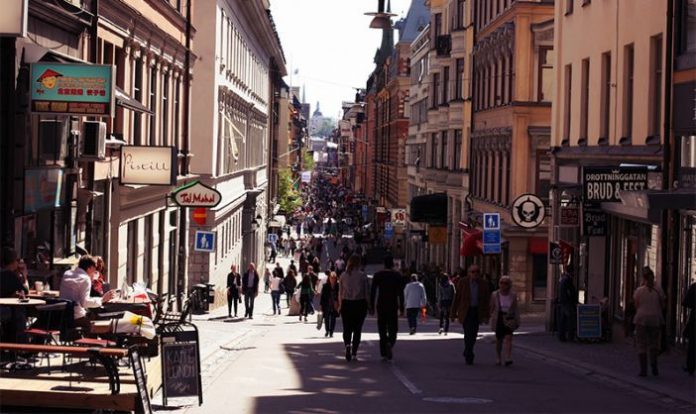 Queen’s Street in Stockholm
