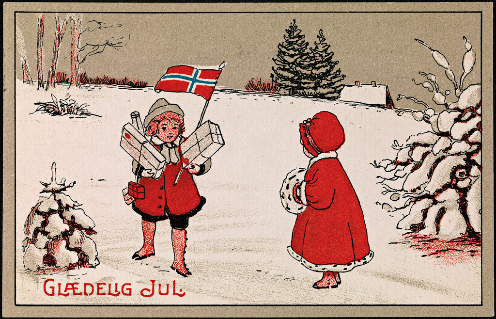 The Scandinavian Christmas Card History