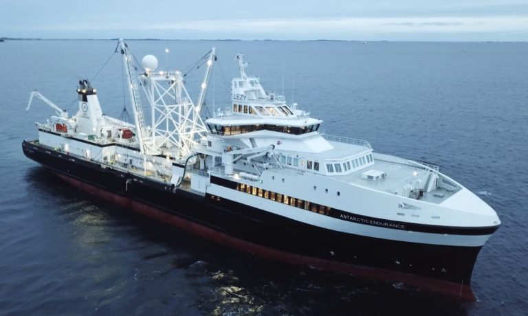New Krill-harvesting Vessel Launched in Norway