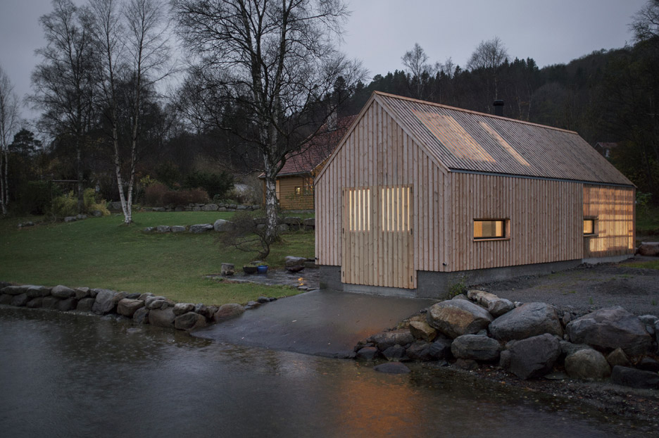 From Old Norwegian Boathouse to Glowing Wooden Summerhouse