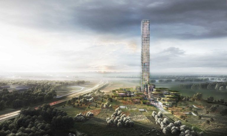 Skyscraper Almost the Height of the Eifel Tower to be Built in a Tiny Danish Town