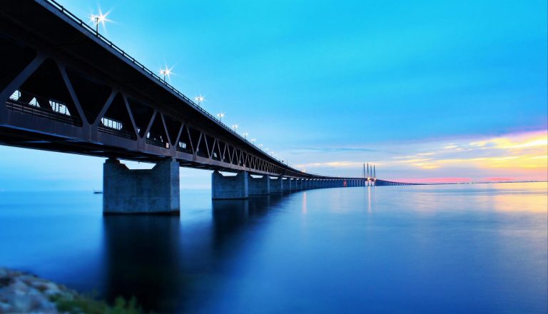 Over the Öresund Bridge