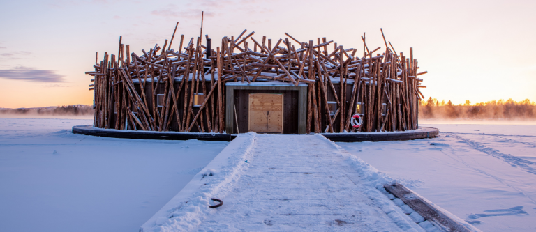 New Floating Hotel Opened in Northern Sweden