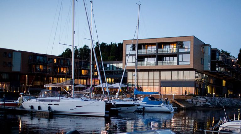 Norwegian Luxury Spa Hotel Directly on the Waterfront