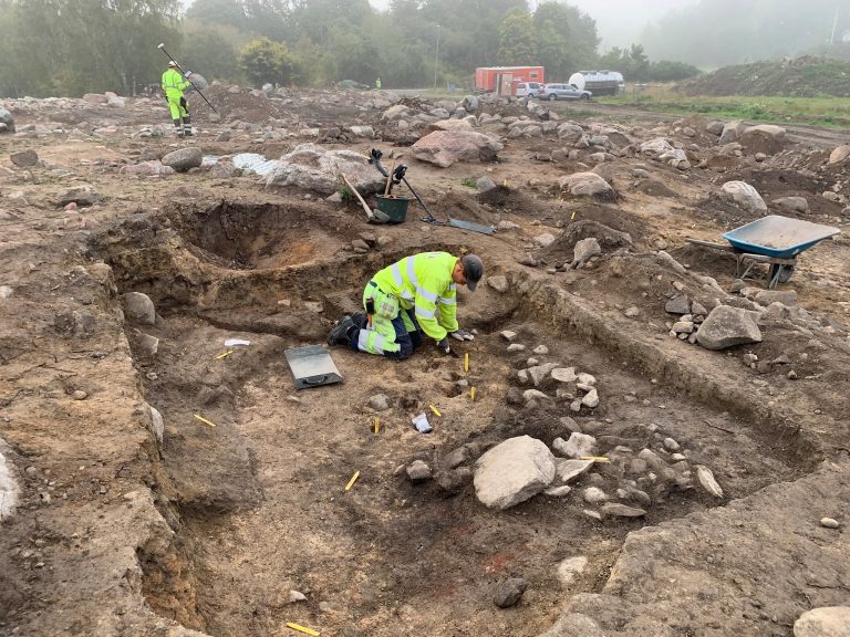 Remains of a Huge Viking Hall Found in Denmark