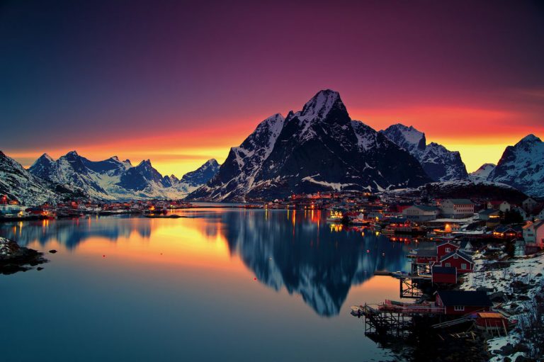 Scandinavian Landscapes Shaped by Fire and Ice
