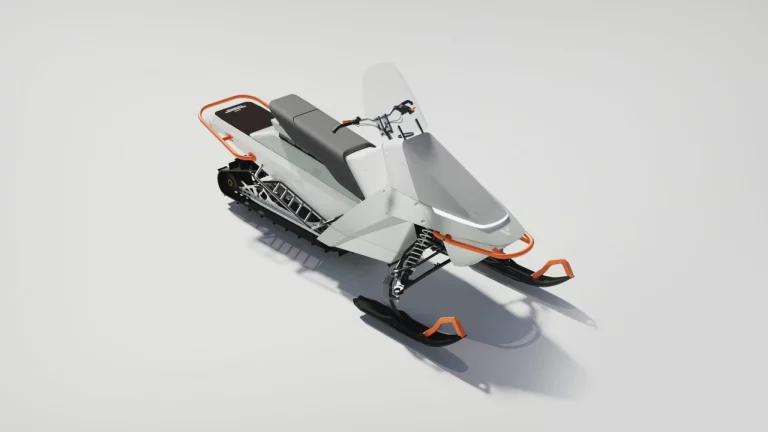 World’s Cleanest Snowmobile