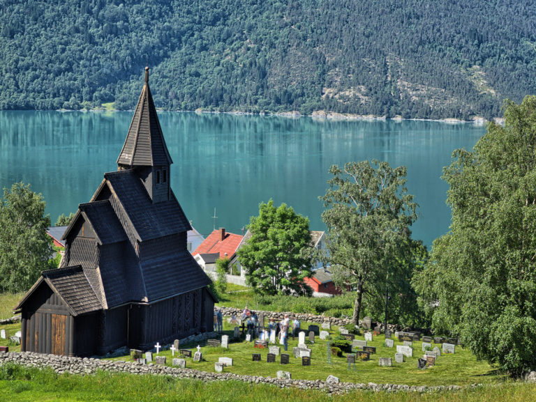 Romantic Port for Giant Cruise Ships in Norway