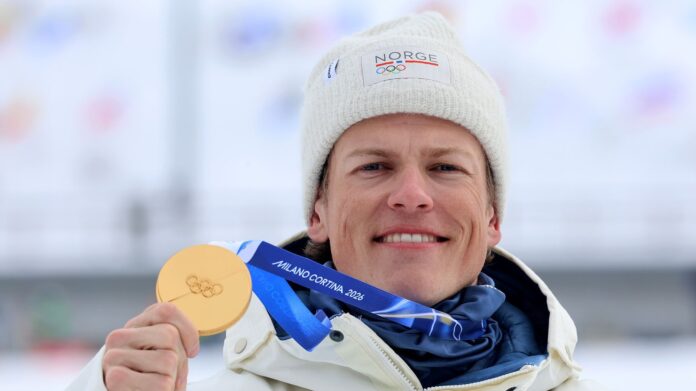 260226-Klæbo-Gold-Geir-Owe-Fredheim-Team-Norway King Klæbo of Norway