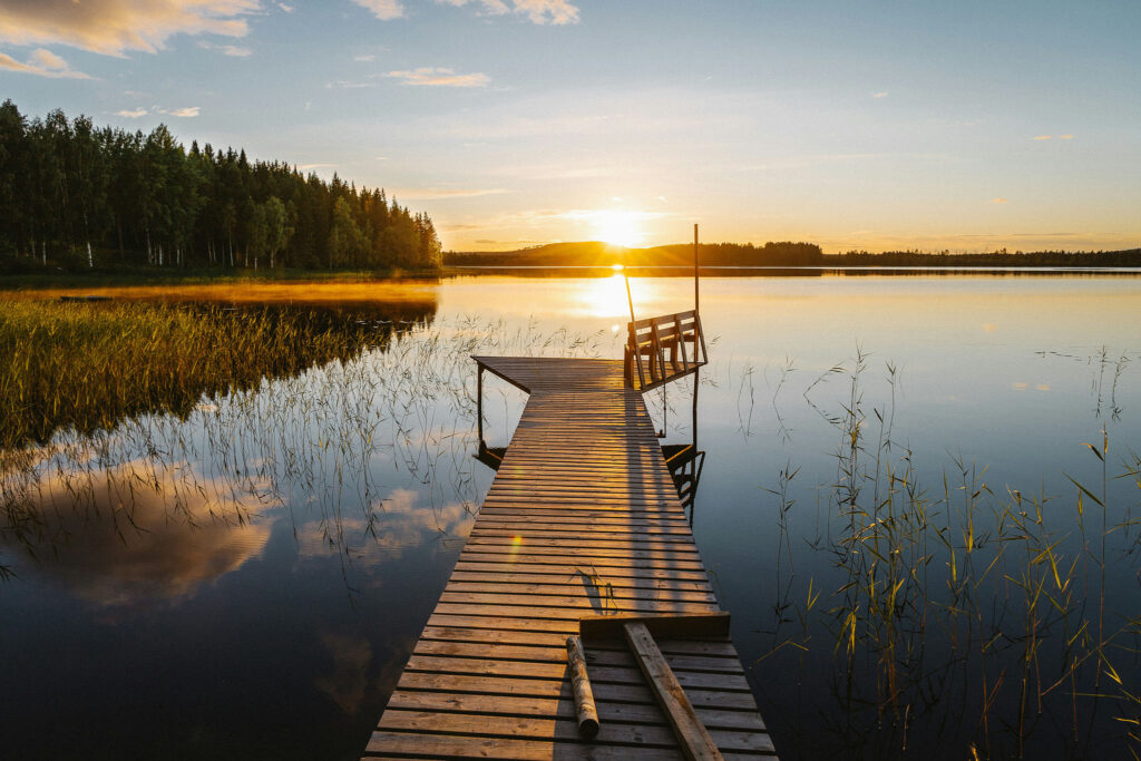 Summer Holiday in Finland Under the Magical Midnight Sun