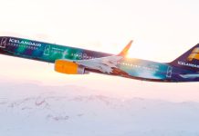 Icelandair’s Northern Lights Plane Turned Into Limited-Edition Luggage Tags